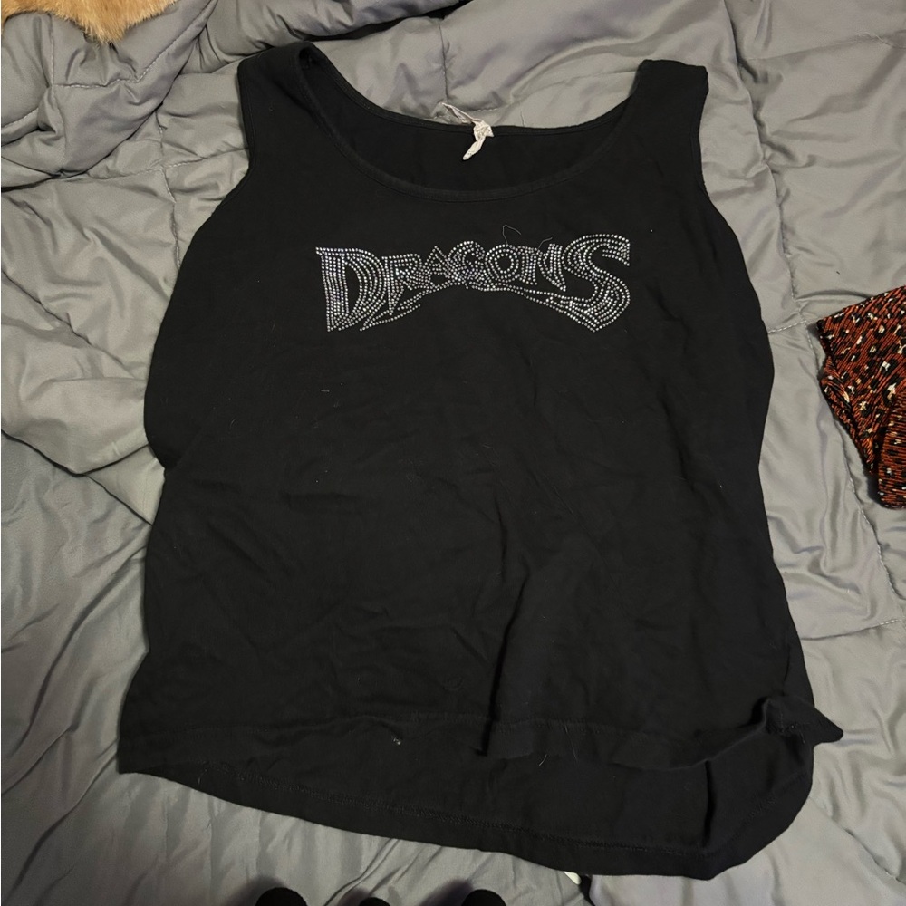 Black Sleeveless Top